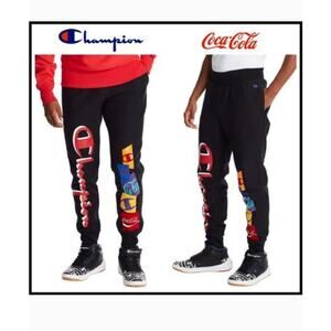 Champion Collab Coca Cola Sweatpants Graphic Print SZ Small